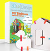 3dux/design unpainted DIY birdhouse craft kit with bird for open ended creative play