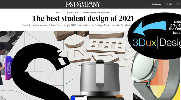3DuxDesign Makes Fast Company’s 2021 Awards for Re-Imagining STEM Education
