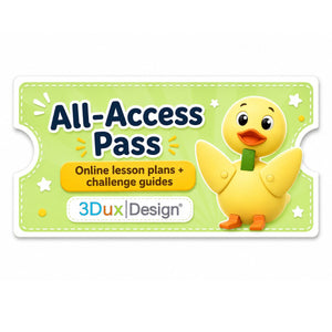 3DuxDesign All-Access Pass for online STEM lesson plans, classroom challenge guides, and hands-on project-based learning resources