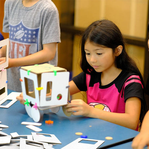 Cardboard refills for the classroom